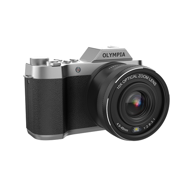 מצלמה דיגיטלית Olympia ES-W6 זום x10, וידאו UHD 4K ותפריטים בעברית
