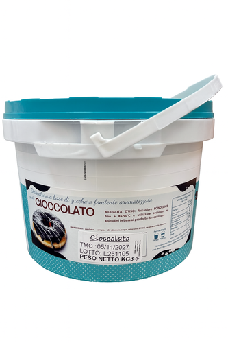 פונדנט שוקולד 3 קג FONDANT chocolate PIDA