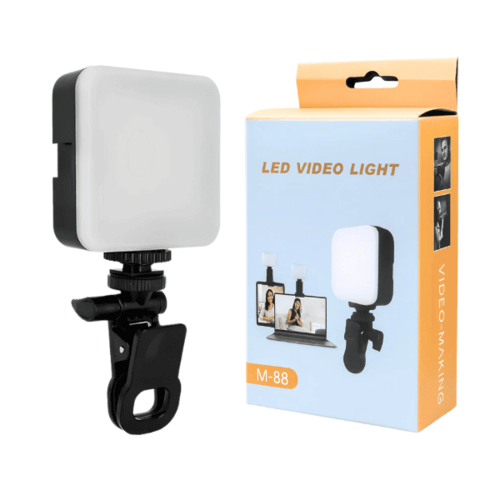 תאורת סלפי עם קליפס נורות לד איכותיות M-88 