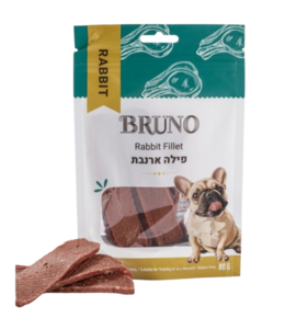 ברונו חטיף פילה ארנבת 80 גר