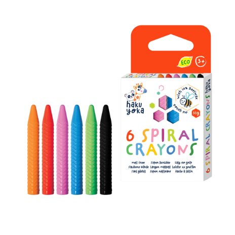 6 צבעי ספירלה בקופסא