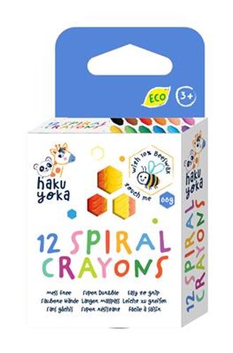 12 צבעי ספירלה בקופסא