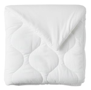 שמיכת פוך לתינוק למיטת תינוק ומעבר 100 על 150 ס"מ - לבן