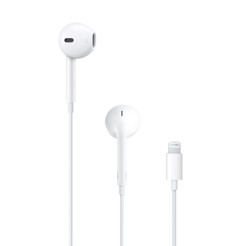 אוזניות Apple EarPods עם חיבור Lightning ושלט מובנה