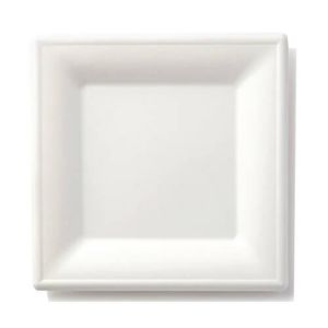 קנה סוכר - צלחת ריבוע 25סמ (10