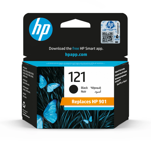 מחסנית דיו מקורית בשחור HP 121 (CC640HE)