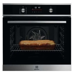 תנור בנוי חד תאי פירוליטי Electrolux EOH6526 שחור – רוחב 59.4 ס"מ, נפח 71 ליטר