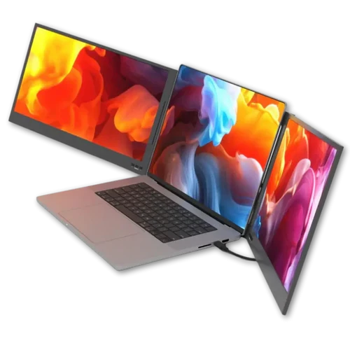 זוג מסכים ניידים OFIYAA Tri-Screen S2 Pro 14 שני מסכים אופייה
