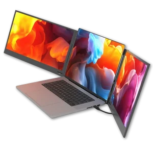 זוג מסכים ניידים OFIYAA Tri-Screen S2 Pro 14 שני מסכים אופייה