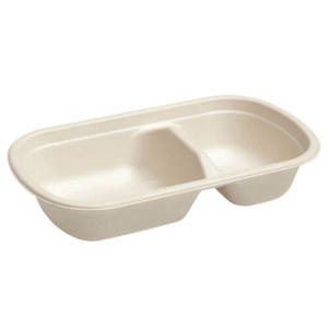 קנה סוכר - מיכל אובלי 1000 מ"ל מחולק ל-2