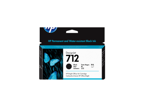 מילוי דיו שחור מקורי HP 712 3ED71A
