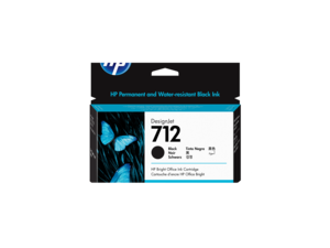 מילוי דיו שחור מקורי HP 712 3ED71A