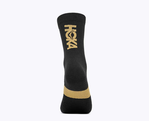 גרבי ריצה שחור/זהב GPX CREW RUN SOCK