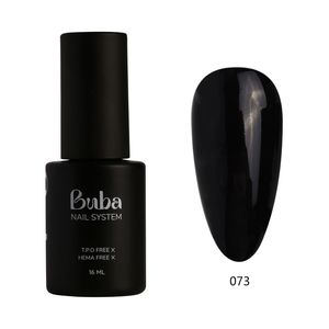 לק ג׳ל בובה Buba HEMA FREE גוון 073 שחור