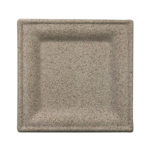 קנה סוכר ונבט חיטה - צלחת ריבוע 16סמ (6