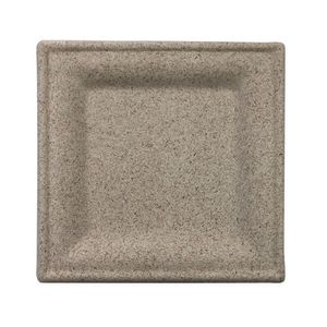 קנה סוכר ונבט חיטה - צלחת ריבוע במידות 25*25("10)