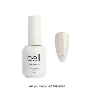 ראבר בייס עם צבע 20 מ"ל 002 WILL YOU MARRY ME bell