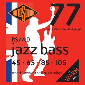 סט מיתרים לגיטרה בס ROTOSOUND RS77LD FLAT 0.45