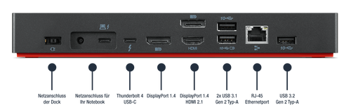 תחנת עגינה 40B00135IS Lenovo ThinkPad Universal Thunderbolt 4 Dock