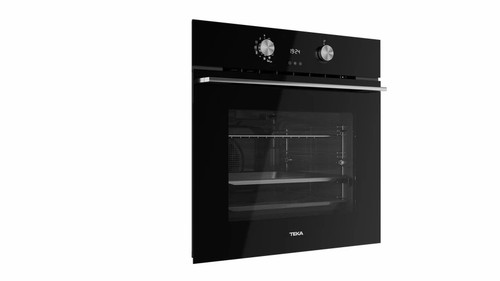 תנור בנוי פירוליטי Teka HLB-8406P AirFry – זכוכית שחורה – רוחב 59.5 ס