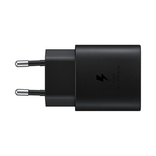 מטען קיר מהיר Samsung 25W USB-C PD 3.0 PPS בצבע שחור