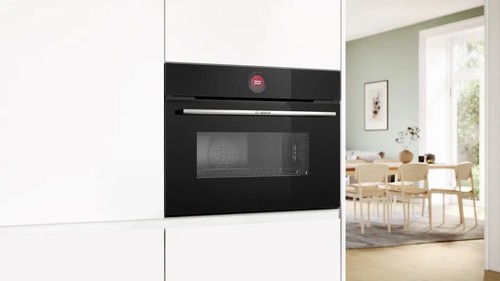 תנור בנוי קומפקטי bosch CMG7241B1, שחור, רוחב 59.4 ס