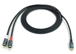 כבל ממיר מ- USB-C ל RCA אורך 2מ ABC CABLES