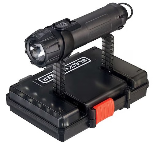 מארז מקרה חרום מברגה ופנס Black+Decker A7224-XJ