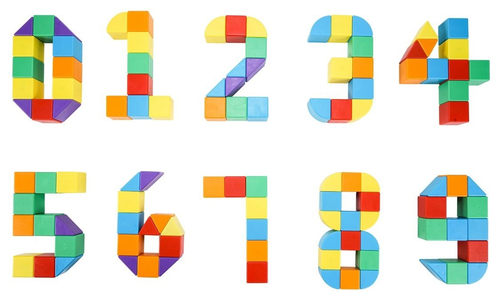 משחק הקוביות המגנטיות הראשונות שלי 42 חלקים מגיל שנה My First Magnetic Cubes