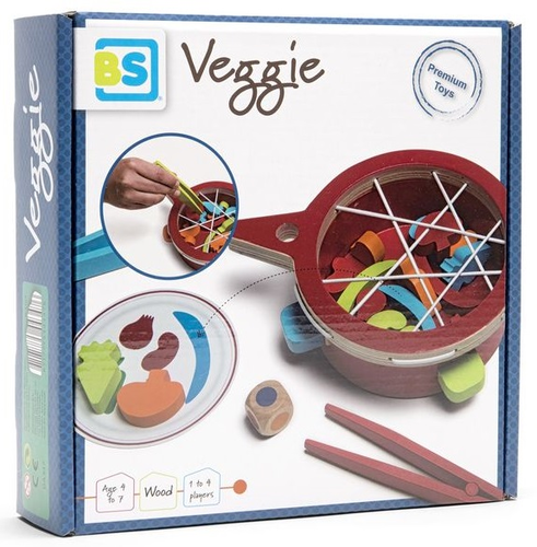 תפוס את הירקות – משחק מונטסורי פינצטה מעץ התאמת צורות וצבעים