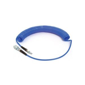 צנרת / צינור אוויר שרשורי לקומפרסור 9 מטר  5X8MM כולל חיבורים מהירים
