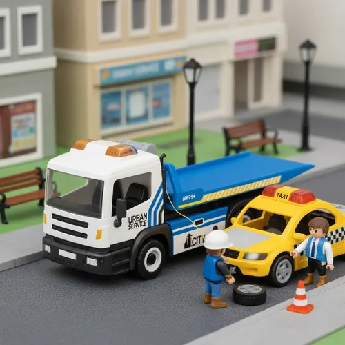 משאית גרר עם מונית אורות וצלילים POWER PLANET