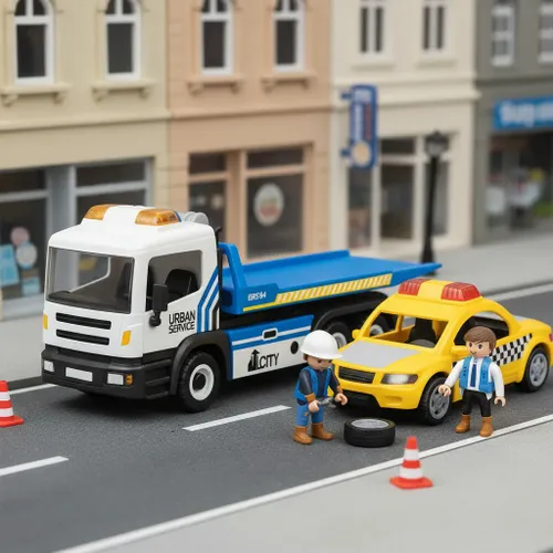 משאית גרר עם מונית אורות וצלילים POWER PLANET