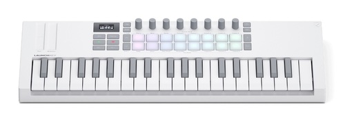 novation launchkey mini37 mk4 white זווית ראשונה