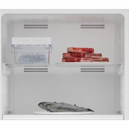 מקפיא BEKO RFNE448E36W לבן, 404 ליטר, 8 מגירות, No Frost כולל פיקוד שבת דורות
