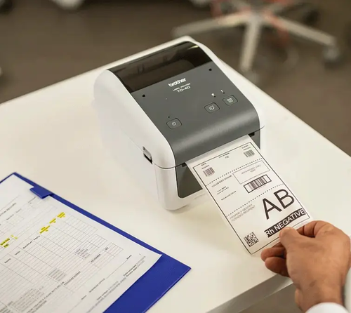 מדפסת ‏תרמית ‏להדפסת מדבקות ותוויות Brother TD4410D