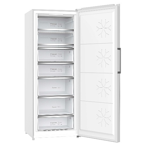 מקפיא 7 תאים No Frost GENERAL GE380W mcg לבן 390 ליטר