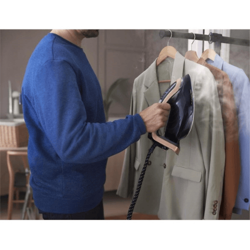 5 שנות אחריות | מגהץ קיטור 9 באר Tefal Pro Express Vision GV9820ברפאלי - refali.co.il