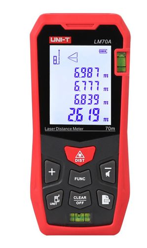 מד מרחק לייזר UNI-T LM50A  טווח 50 מטר
