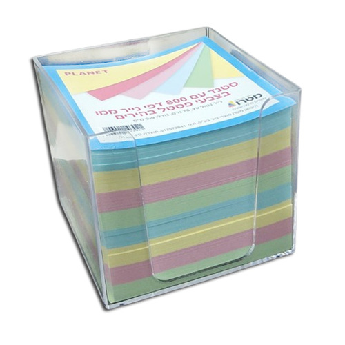 סטנדט פלסטיק עם 800 דפי ממו