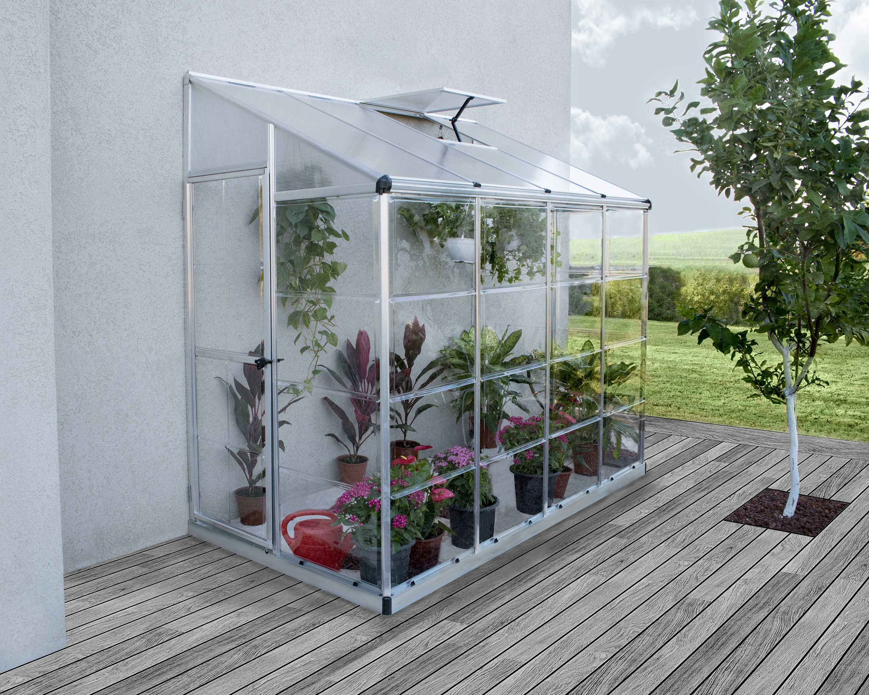חממה Lean To Grow House   1.2x2.4 | מק"ט:704052