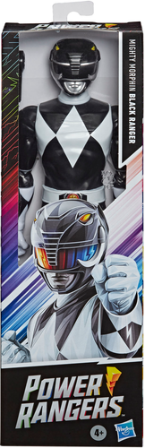 דמות פאוור ריינג'רס שחור Black Ranger בגובה 30 ס
