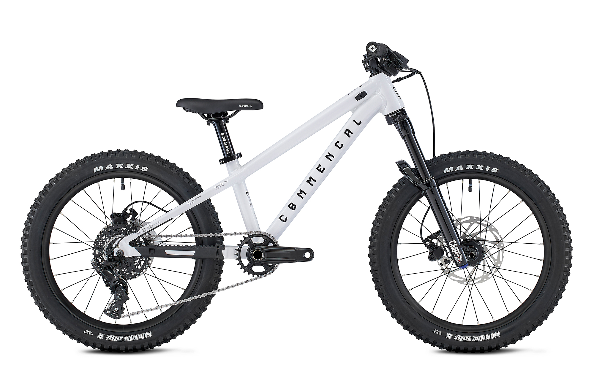אופני זנב קשיח לילדים ונוער קומנסל לבן - COMMENCAL META HT 20