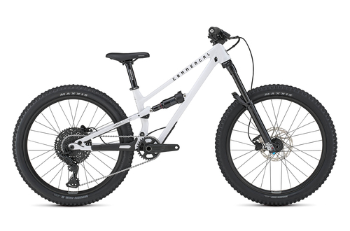 אופני שיכוך מלא לילדים ונוער קומנסל קלאש - COMMENCAL CLASH PURE WHITE 24