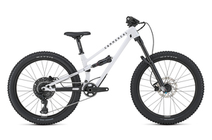אופני שיכוך מלא לילדים ונוער קומנסל קלאש - COMMENCAL CLASH PURE WHITE 24