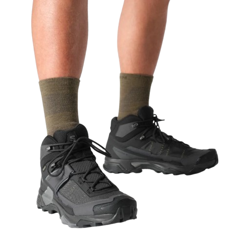 נעלי טיולים לגבר X Ultra 5 Mid GTX שחורות - Salomon