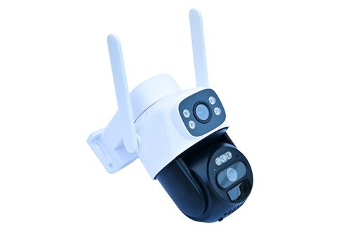 מצלמת אבטחה סולארית 4G דו־עדשתית עם ראיית לילה צבעונית - TG2L3724