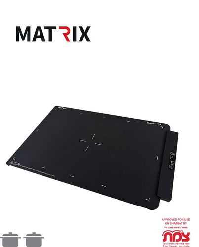 פלטת לשבת בנונית סיליקון דגם MX-PLTF-300W-L בעוצמה MATRIX 300W מטריקס פלטת שבת מתקפלת 2 סירים באישור מכון צומת