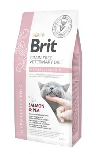 בריט היפואלרגני חתול מזון רפואי  2 ק"ג Hypoallergenic