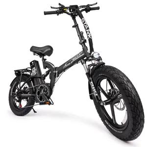 אופניים חשמליים Stark Mach 5 PLUS - כסף שחור 